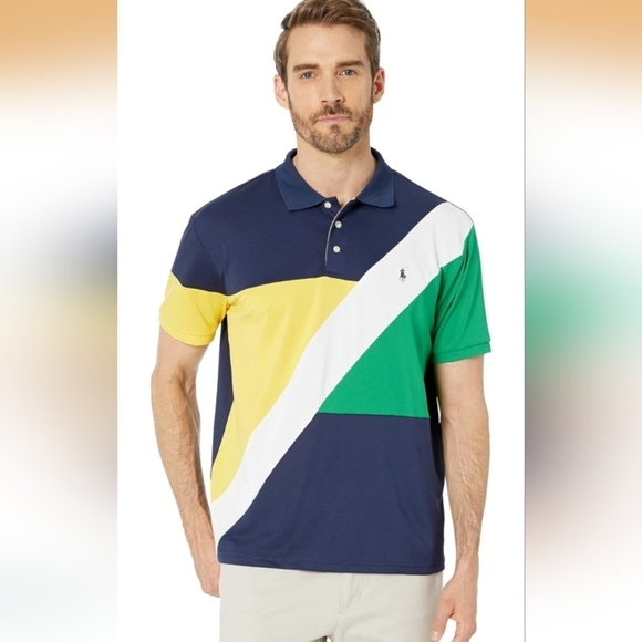 Polo Ralph Lauren Other - Ralph Lauren Performance Polo Men Chariots Classic Fit Golf Shirt Large NWOT